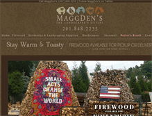 Tablet Screenshot of maggdens.com